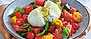 Sallad med tomat, vattenmelon och burrata
