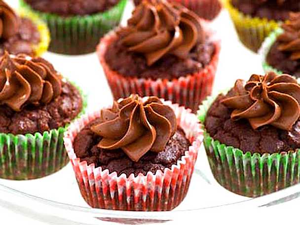 glutenfria cupcakes choklad