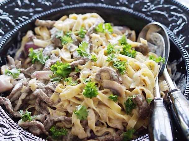 Recept På Lövbiff Med Pasta