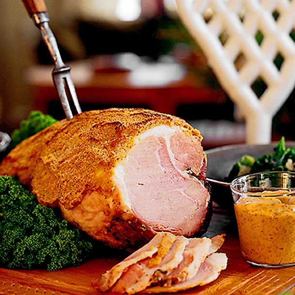 Traditionell Griljering Julskinka
