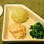 Barnmatspuré: Basilikalax med potatis och broccoli