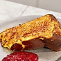 Baskisk cheesecake med plommonkompott_NY