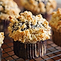 Blodsockervänliga och glutenfria blåbärsmuffins