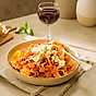 Bongostaia – krämig pasta med parmaskinka och parmesan