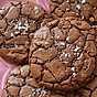 Brownie cookies med havssalt