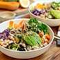 Buddha bowl med tahinidressing