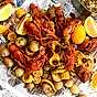 Cajun crayfish boil