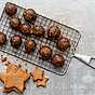 Chokladdoppade pepparkaksbollar