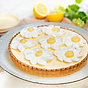 Citronpaj med flädermousse och italiensk maräng