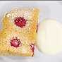 Clafoutis med hallon och brynt smör