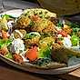 Ernsts falafeltallrik