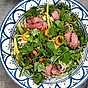 Flankstek med nudelsallad