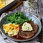 Fontanafredda Entrecote med potatisgratäng, örtsmör och rödvinssås utan produkt