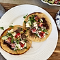 Grekisk smashed taco