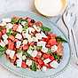 Grekisk sommarsallad med vattenmelon