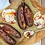 Grillad banan med salt kolasås