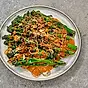 Grillad broccolini med gochujangdressing