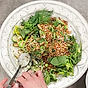 Grön crispy rice-sallad ny1