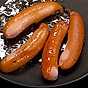 Hot-Dogs med BBQ-sås