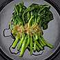 Kinesisk broccoli med ingefärsdressing