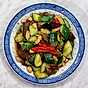 Kinesisk sallad med gurka och skogsöron
