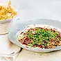 Korianderdipp med chiliolja till chips