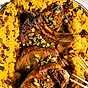 Kotlett med persiskt ris