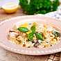 Krämig citronpasta med kyckling