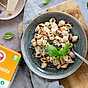 Krämig fläskfilépasta med medelhavssmaker Kungsörnen