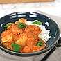 Krämig grönsaksgryta med curry och cashewnötter