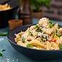 Krämig kycklingpasta med paprika
