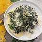 Krämig svart- och grönkålsallad med parmesanost