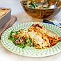 Krämiga lasagnerullar med spenat
