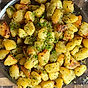 Krispig potatis med citronpeppar