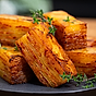 Krispig potatiskaka i form