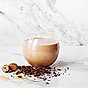 Kryddig kaffe latte på mandelmjölk