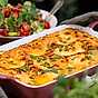 Lasagne med bechamelsås och köttfärs
