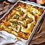 Lasagne med pumpa och kantareller