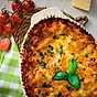 Lasagne med salsiccia och mozzarella