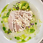 Lättgravad och sotad hamachi