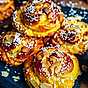 Lyxiga saffransbullar med mandelmassa