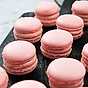 Macarons med hallonmousseline