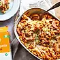 Makaronipudding à la korvstroganoff Kungsörnen