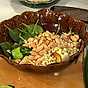Matvetesallad med rostad purjolök, jalapeño, lime och mandel