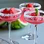 Melonslush med somriga smaker av lime och mynta