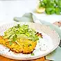 Morotsbiffar med curry och korianderyoghurt
