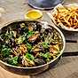 Moules frites med pommes och saffransaioli