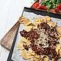 Nachosplåt med färs och bönröra