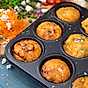 Omelettmuffins på rester