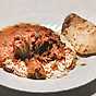 Östafrikansk oxsvansgryta med chapati och ris
